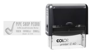 COLOP Textstempel Printer C40, 6-zeilig, schwarz